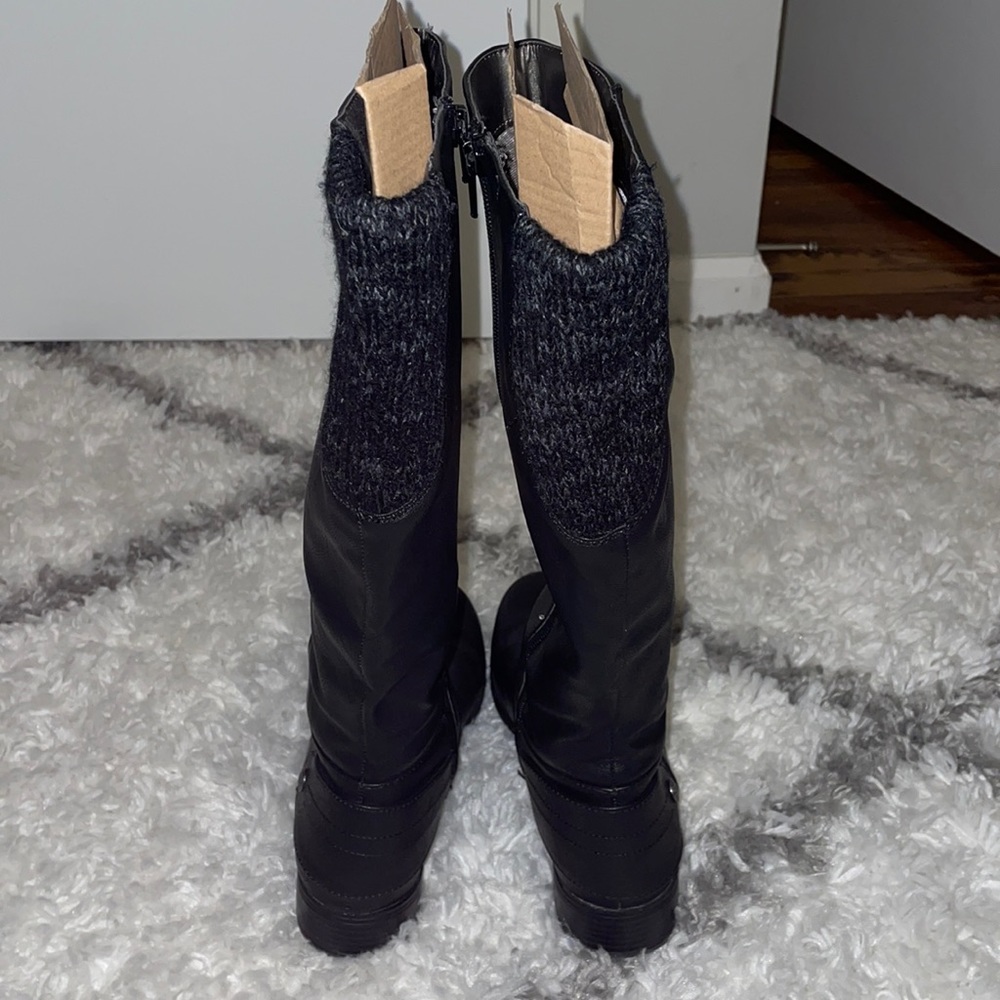 Navy Riding Boots - Picture 3 of 3